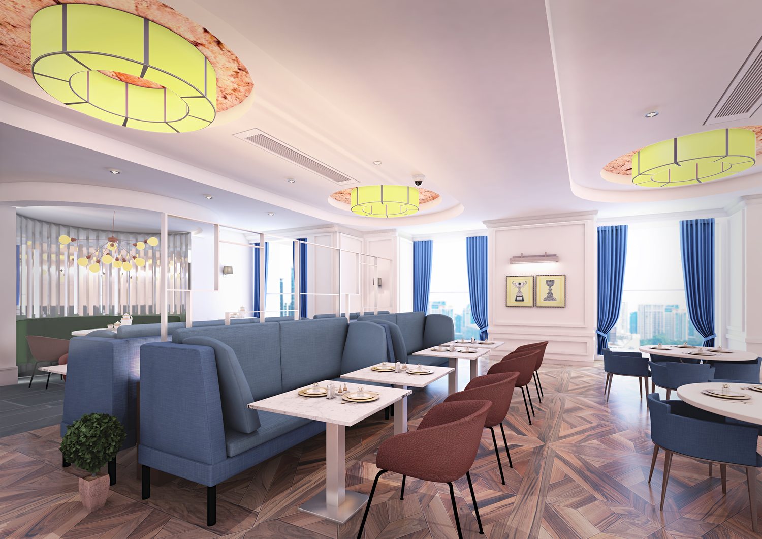 Interior space visualisation - Camou 3D Design student work