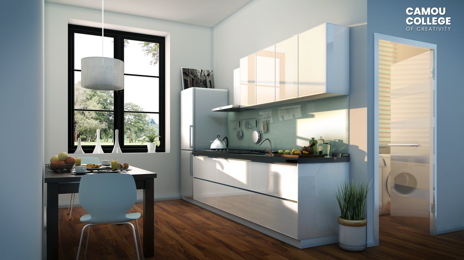Interior space visualisation - Camou 3D Design student work