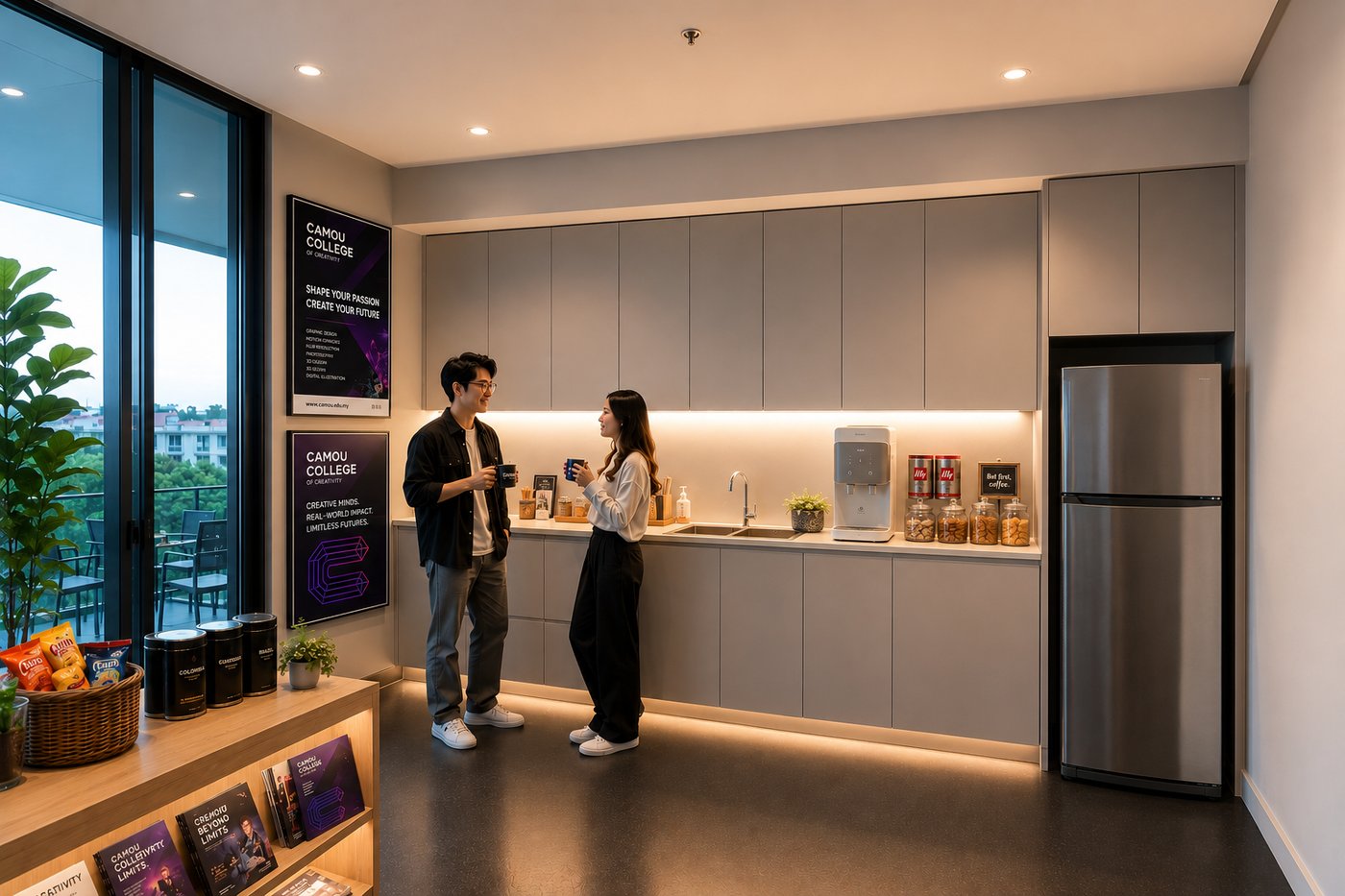 The Pantry and coffee corner at Camou
