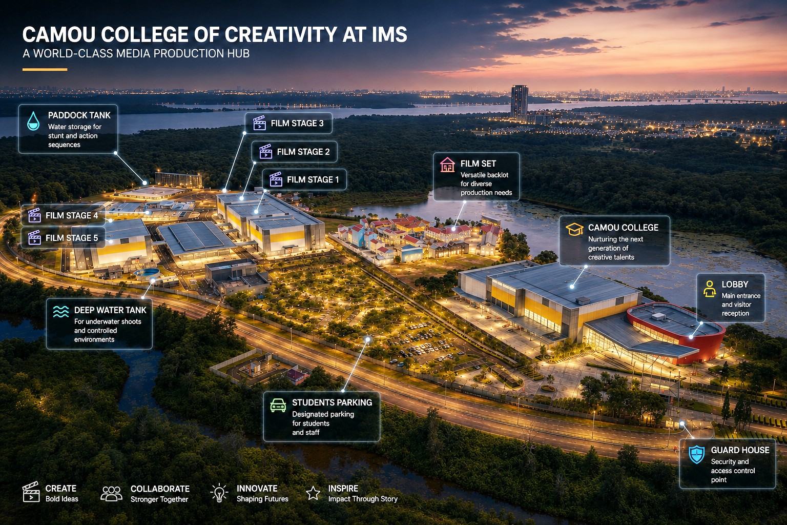 Campus directory map