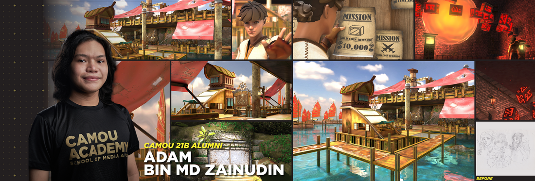 Camou alumnus Adam Bin Md Zainudin and portfolio work